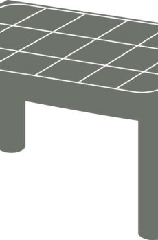 ready2use Sonnenspross solarer Gartentisch Steckersolargerät