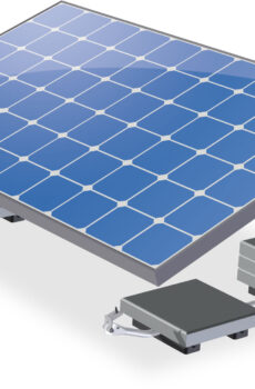 Van der Valk Solar Systems ValkBox 3 20° Flachdach oder Boden Photovoltaik Solarmodul Aufständerung