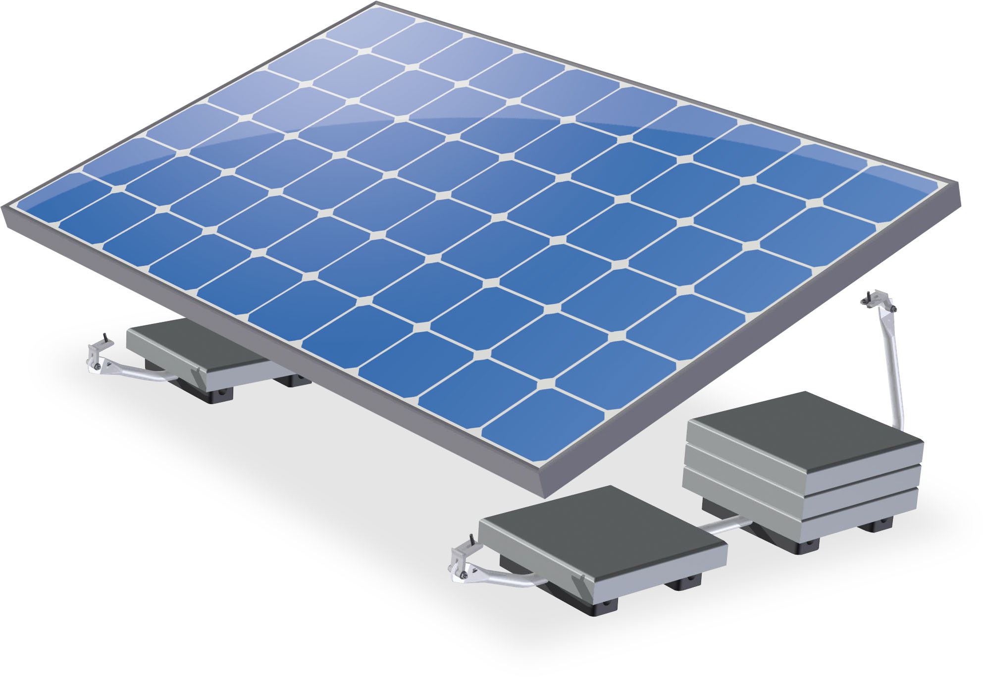 Van der Valk Solar Systems ValkBox 3 20° Flachdach oder Boden Photovoltaik Solarmodul Aufständerung